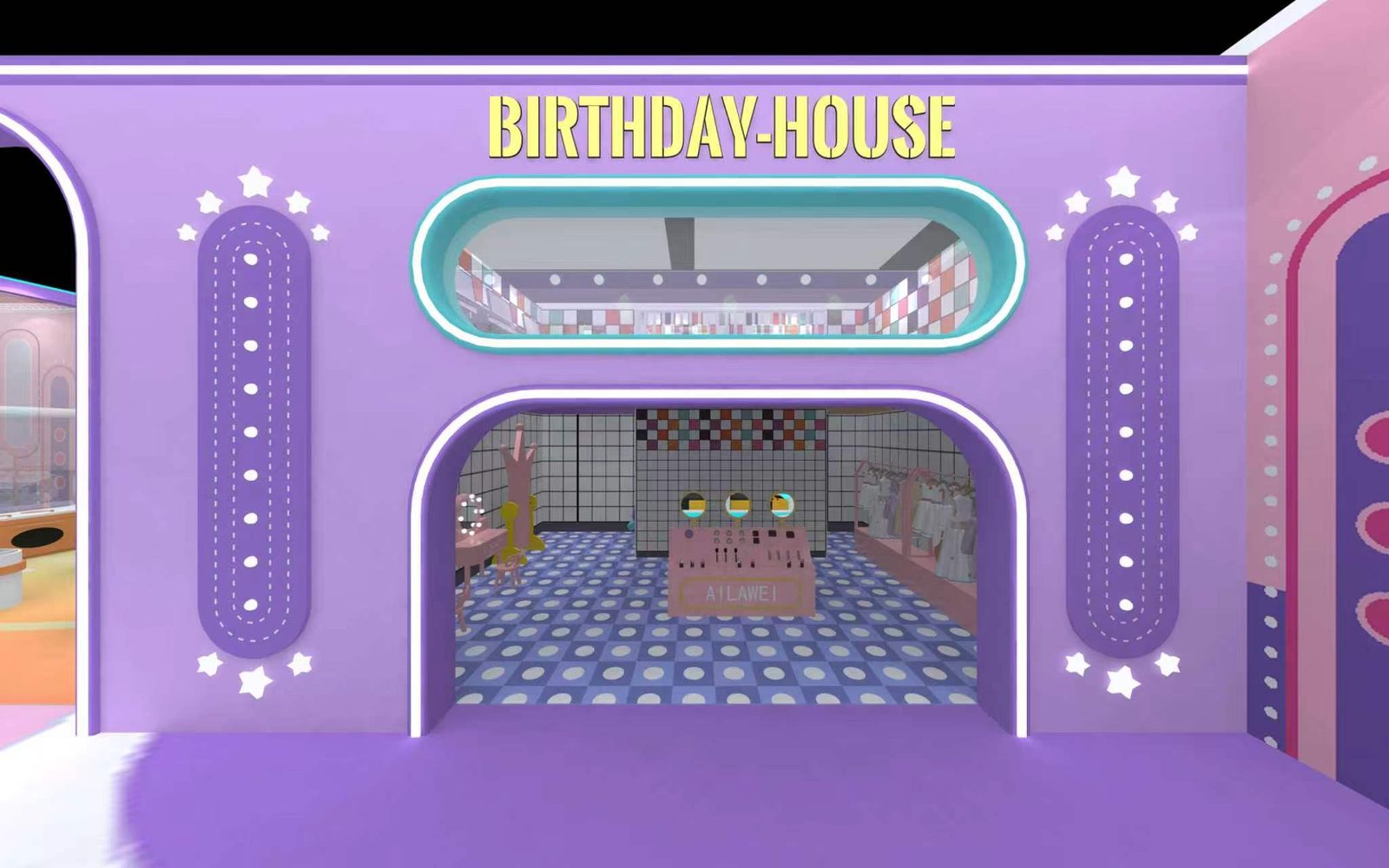 Birthday House dress-up salon